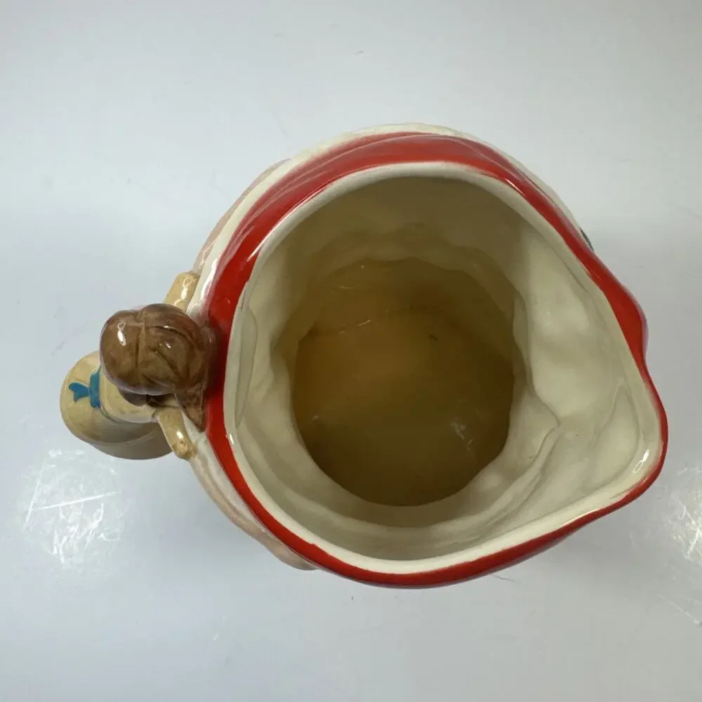 VINTAGE 1981 ROYAL DOULTON CHARACTER JUG SANTA CLAUS w/Doll Handle #D6668